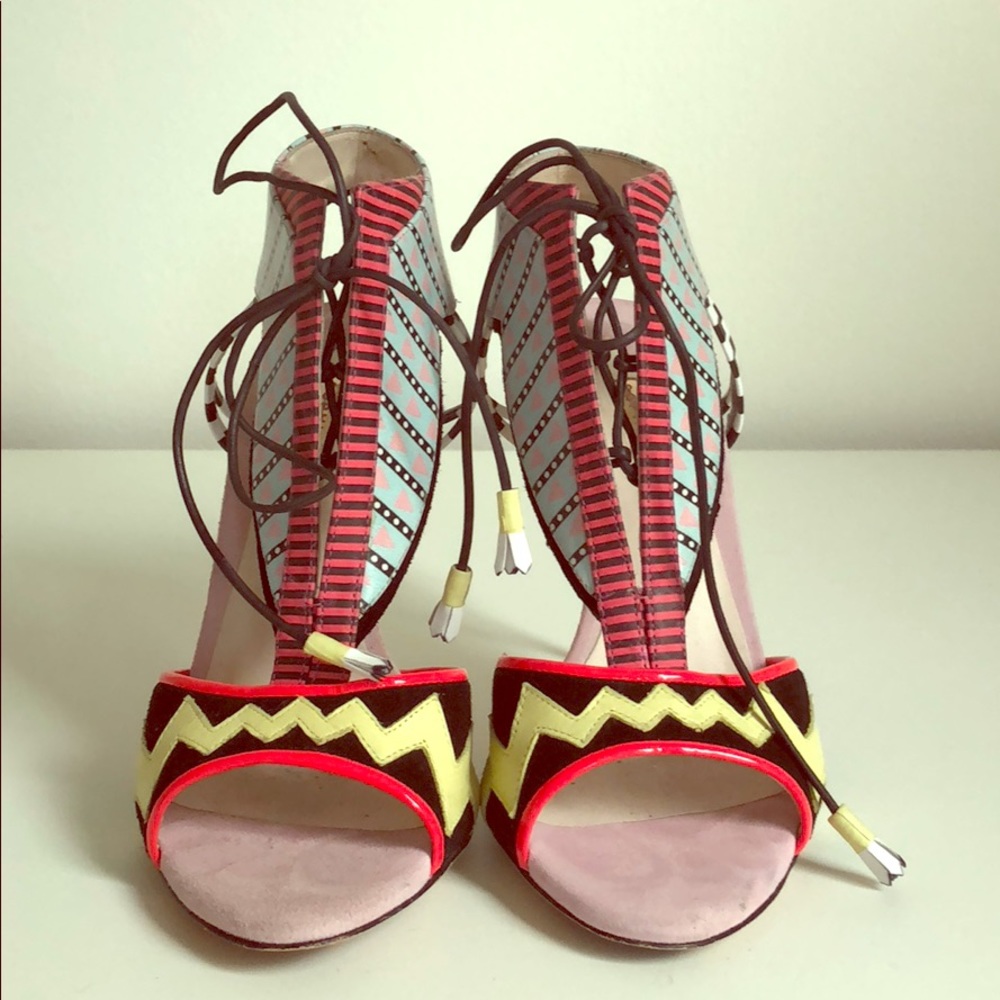 Sophia Webster colorful high heel sandals